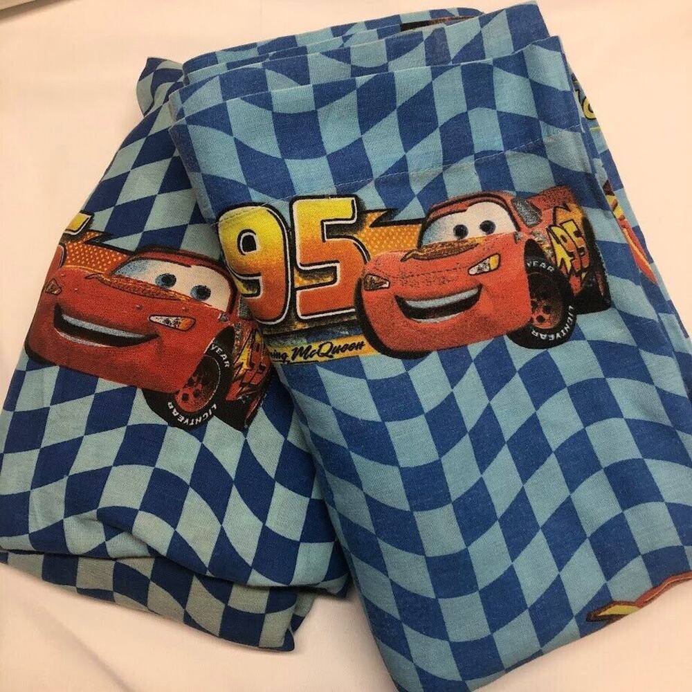 Disney Pixar CARS Lighting McQueen Mater Piston Cup Twin Fitted & Flat Sheets
